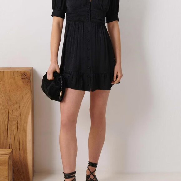 ba&sh Daniela Puff Sleeve Mini Dress Bash - Picture 5 of 6